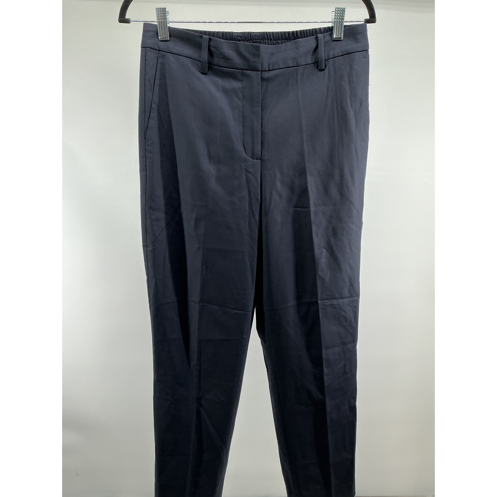Italian Wool Slim Leg Ankle Pants
